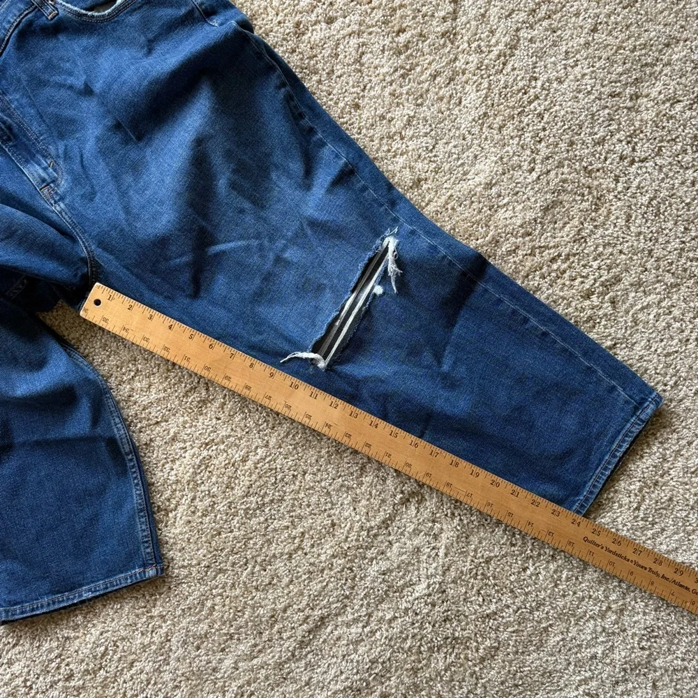 Abercrombie & Fitch The Ankle Straight Ultra High Rise Jeans 36/22S Curve Love‎